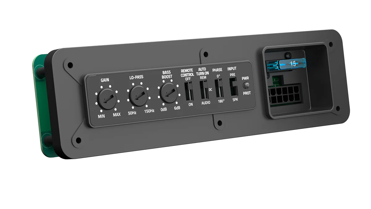 Hertz DBA201F 8" Underseat Loaded Shallow Active Subwoofer Box (DBA201F) - Image 3