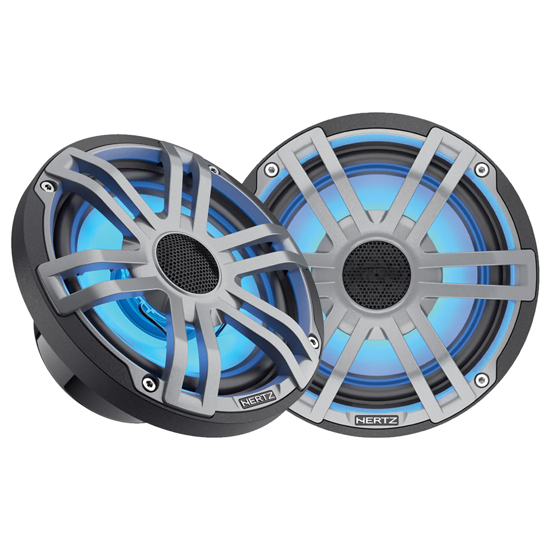 Hertz HEX 6.5 S-LD 6.5" Sport RGB LED Marine Coaxial Speakers - Pair