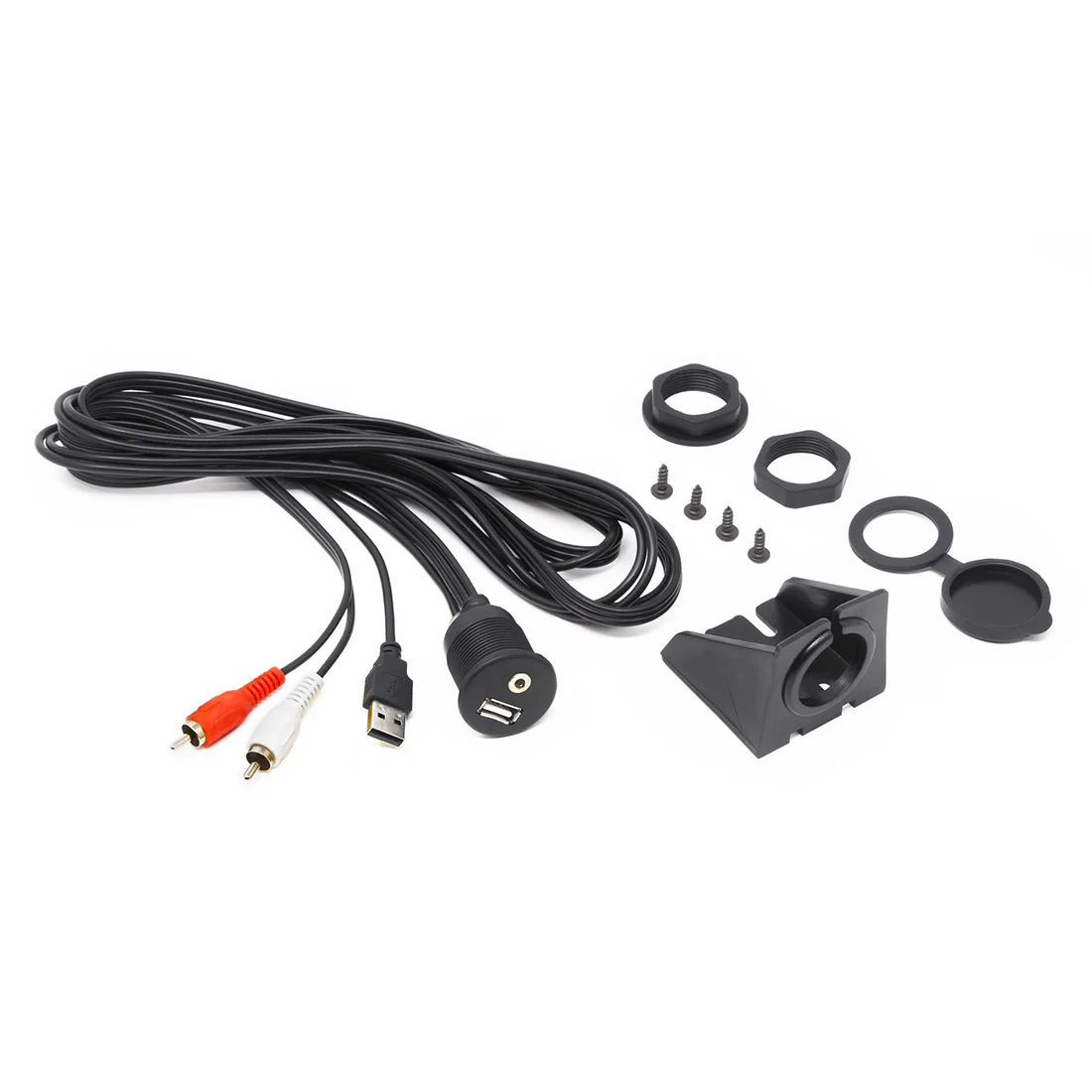 Hertz HMA USB AUX IN Waterproof 2MT Extension Cable (HMAUSBAUX)