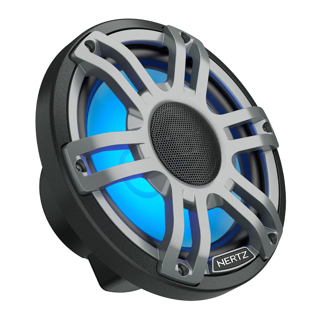 Hertz HMX 7.7 S-LD 7.7" Marine RGB LED Coaxial Speakers - Pair (HMX 7.7 SLDG) - Image 2