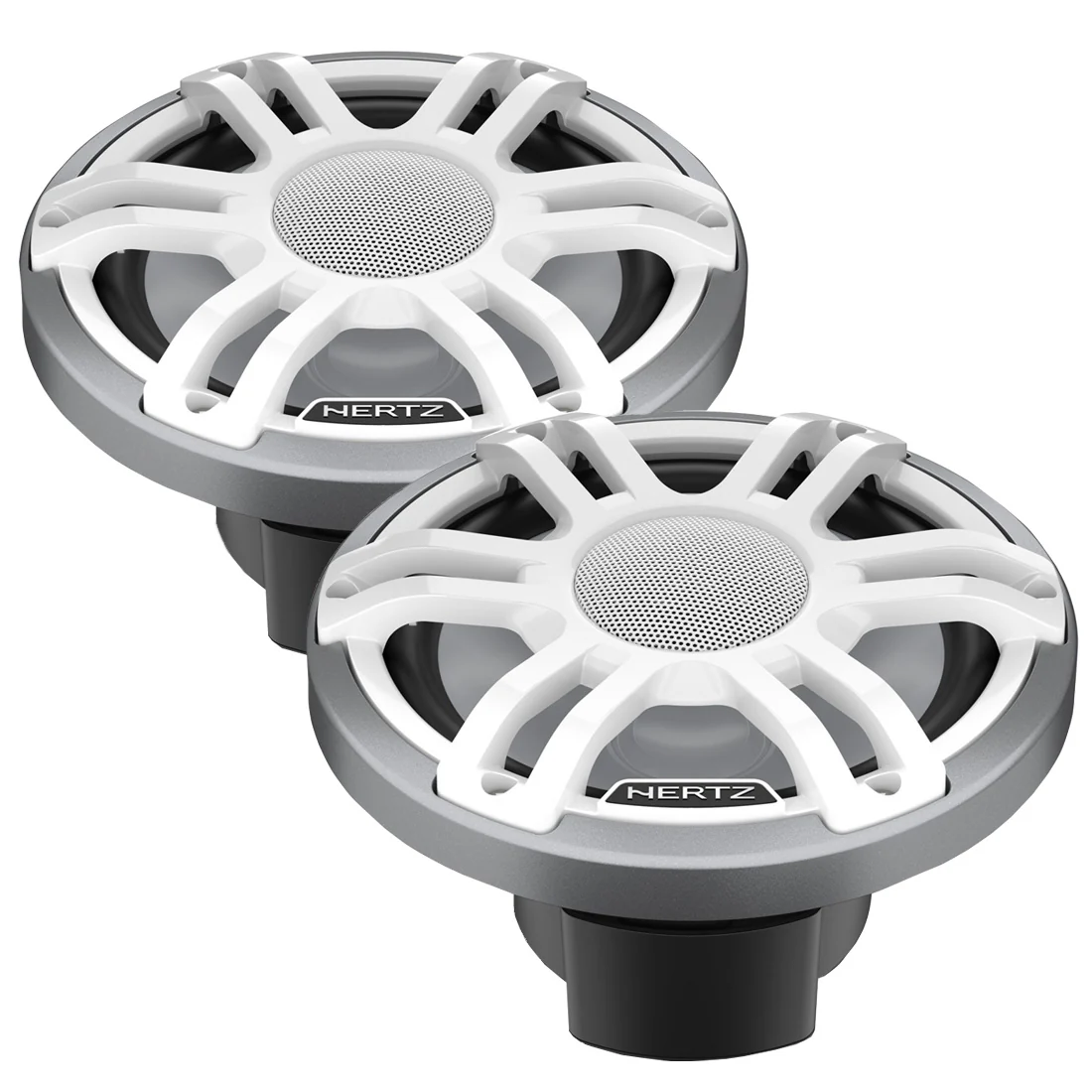 Hertz HMX 7.7 S-LD 7.7" Marine RGB LED Coaxial Speakers - Pair (HMX 7.7 SLDG) - Image 5