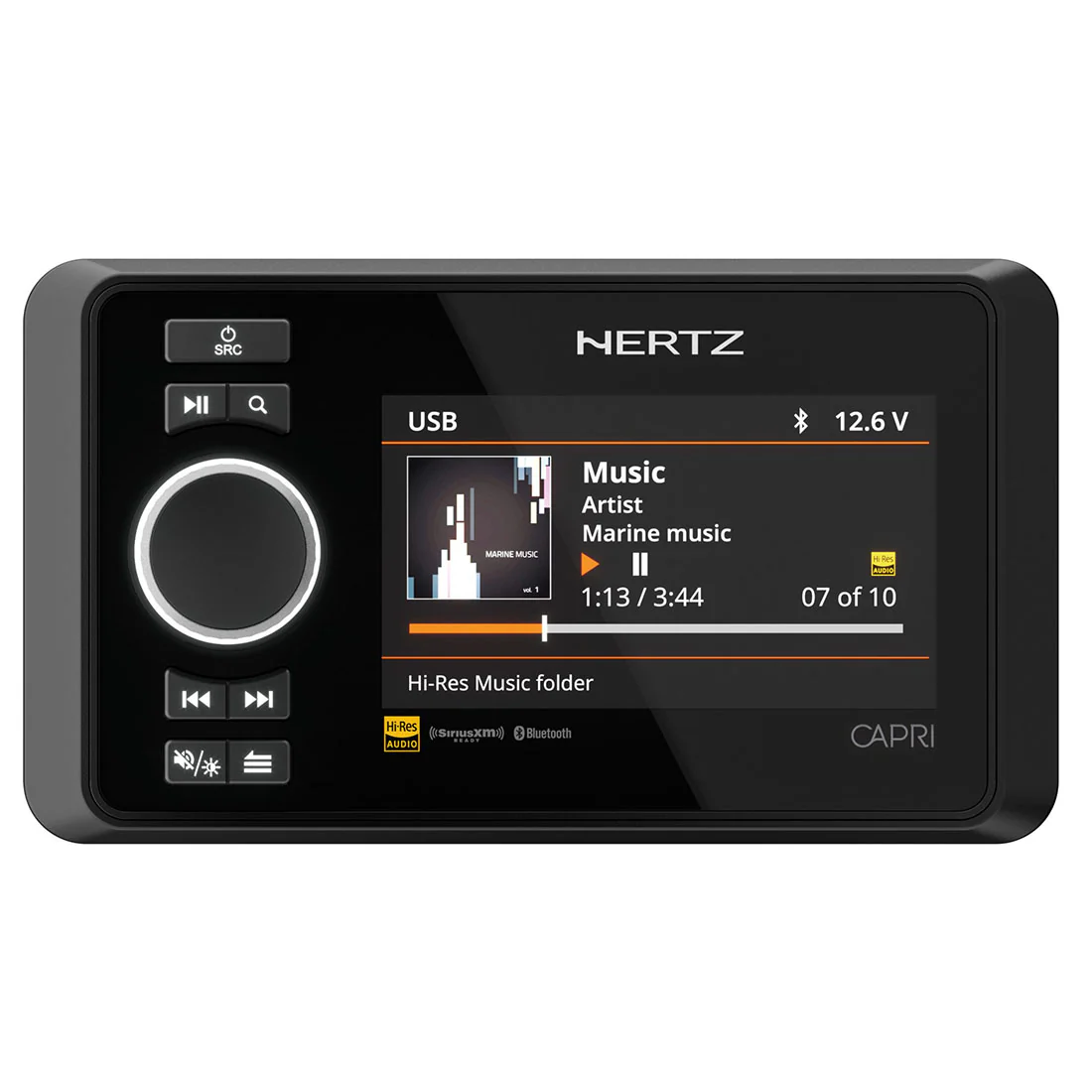 Hertz Marine CAPRI H100 Marine Digital Media Receiver (does not play CDs) (CAPRI H100)