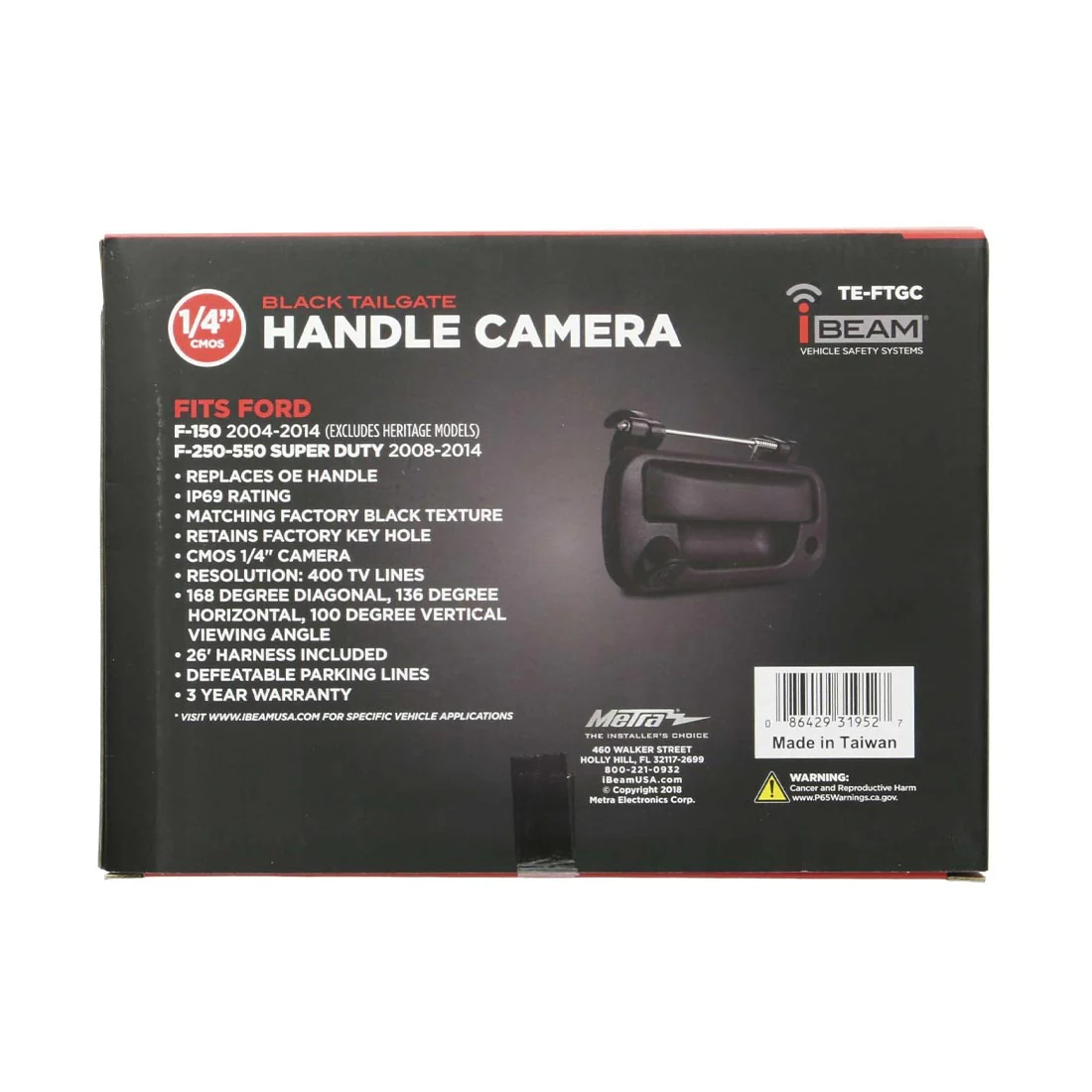 iBEAM TE-FTGC Ford Factory Replacement Tailgate Handle Camera (TEFTGC) - Image 4