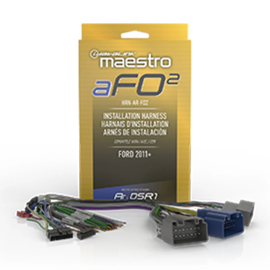 iDatalink Maestro HRN-AR-FO2 Amplifier Replacement Harness for Select Ford Vehicles (HRNARFO2)