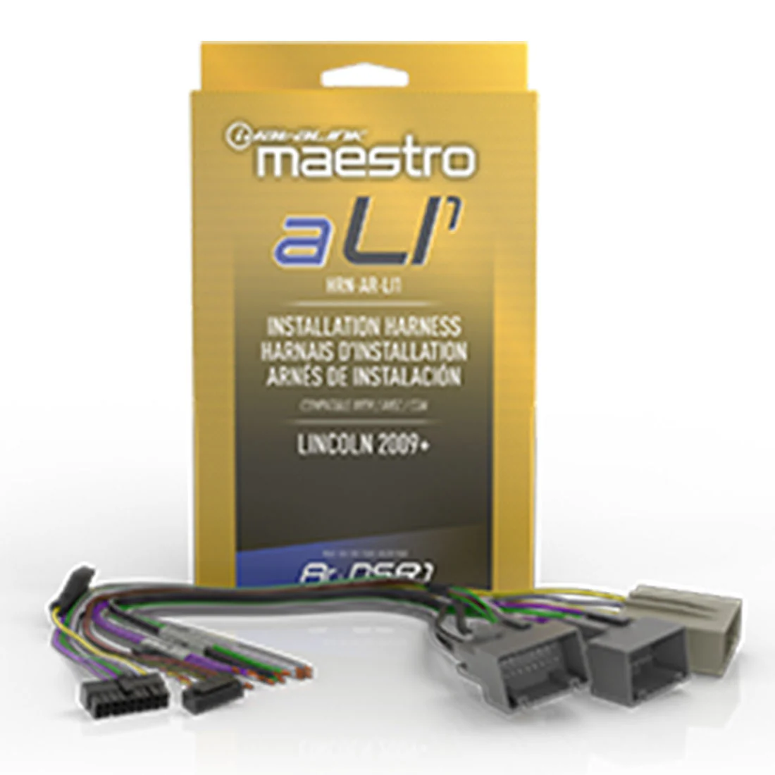 iDatalink Maestro HRN-AR-LI1 Amplifier Replacement Harness for Select Lincoln Vehicles (HRNARLI1)