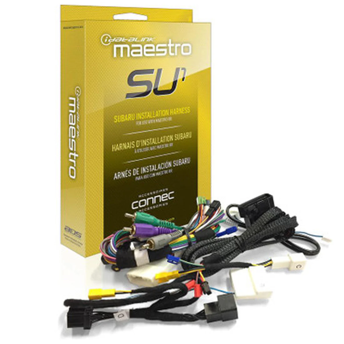 iDatalink Maestro HRN-RR-SU1 Plug and Play T-Harness for Select 2008-2014 Subaru Vehicles (HRNRRSU1)