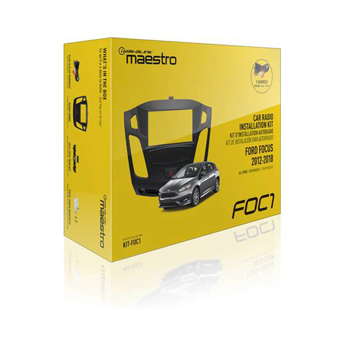 iDatalink Maestro KIT-FOC1 Dash Kit for Ford Focus (2012 - 2018) (KITFOC1) - Image 3