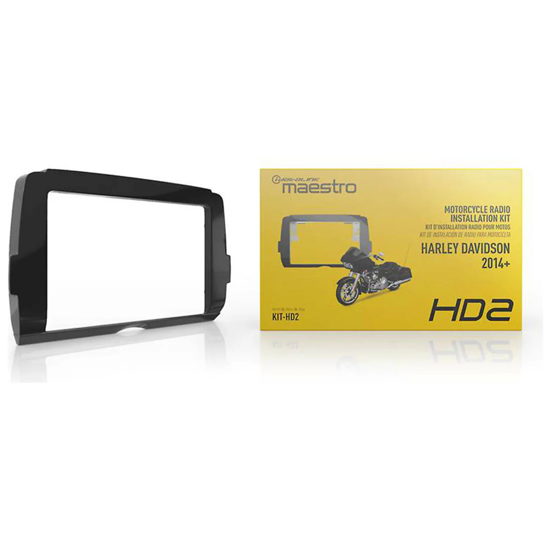 iDatalink Maestro KIT-HD2 Radio Replacement Dash Kit for Harley Davidson Motorcycles (2014 and up) (KITHD2) - Image 3