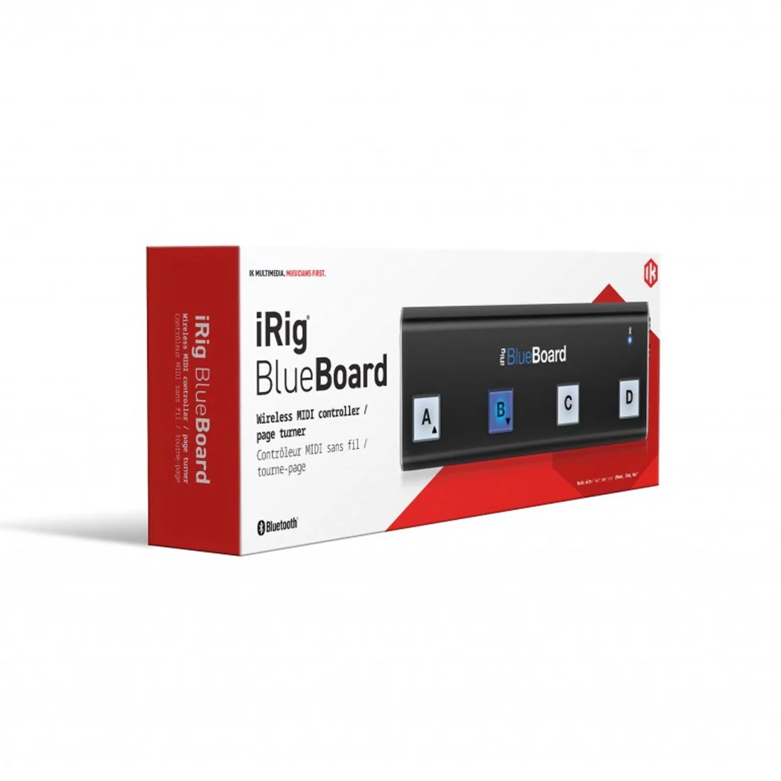 IK Multimedia iRig BlueBoard Bluetooth LE MIDI Pedalboard Controller (1141086)