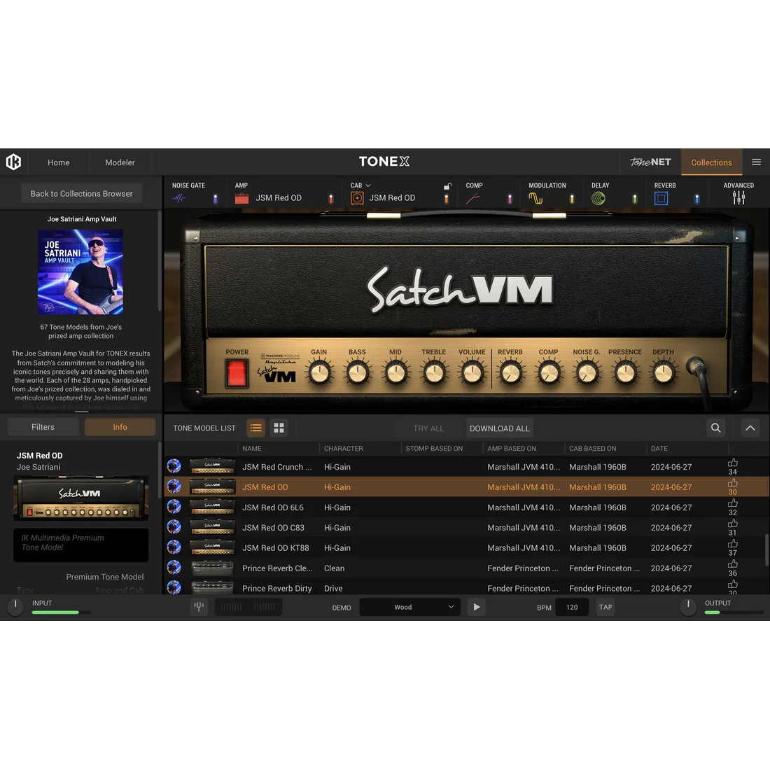 IK Multimedia TONEX Joe Satriani Amp Vault Signature Collection (11-44119) - Image 9
