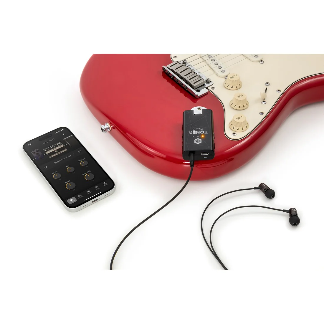 IK Multimedia TONEX Plug Guitar/Bass Headphone Amp With Bluetooth (11-44339) - Image 7