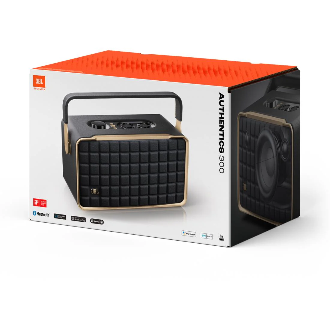 JBL Authentics 300 100W Wi-Fi Bluetooth Portable Smart Home Speaker - Black - Image 14