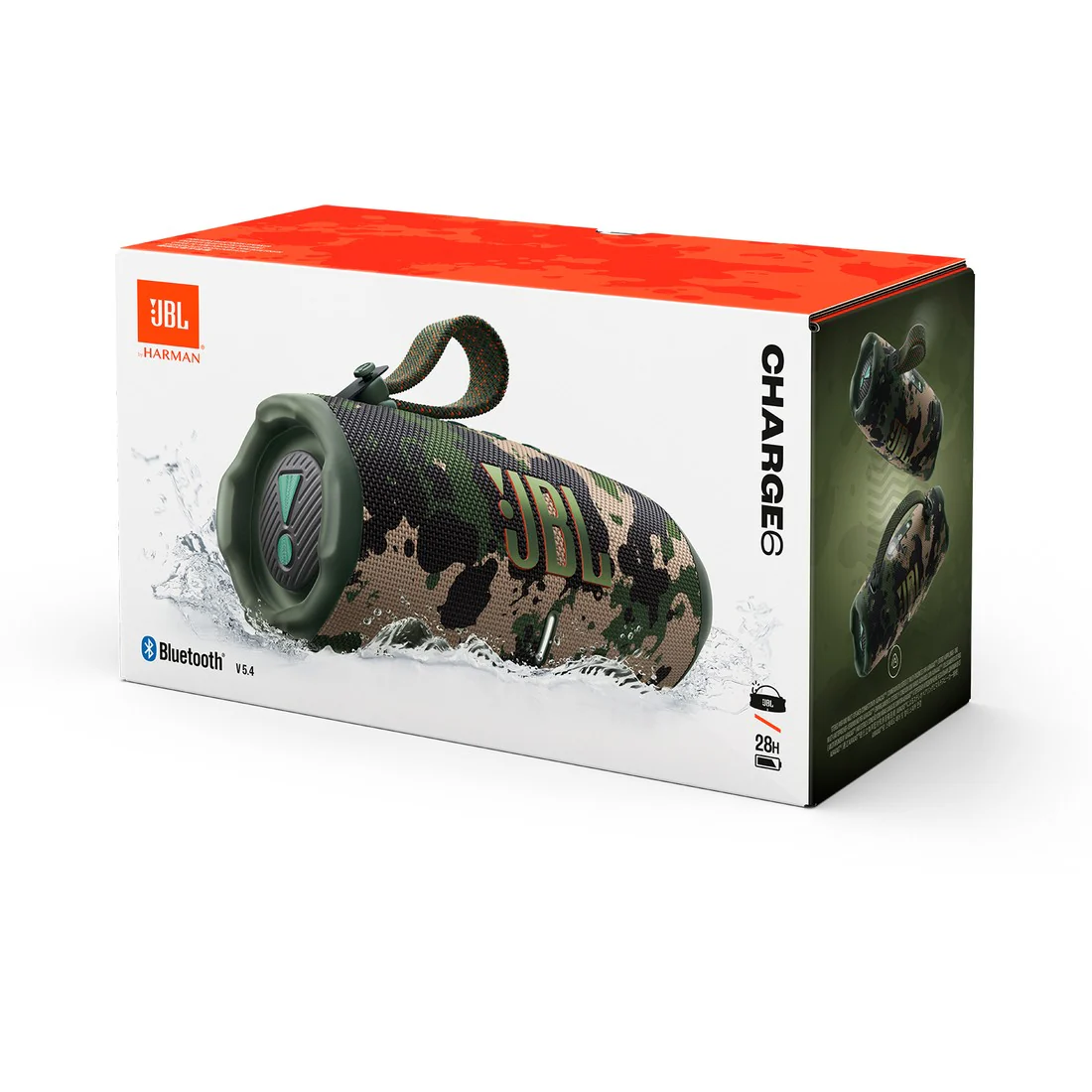 JBL Charge 6 Portable Waterproof Bluetooth Speaker with Powerbank - Image 77