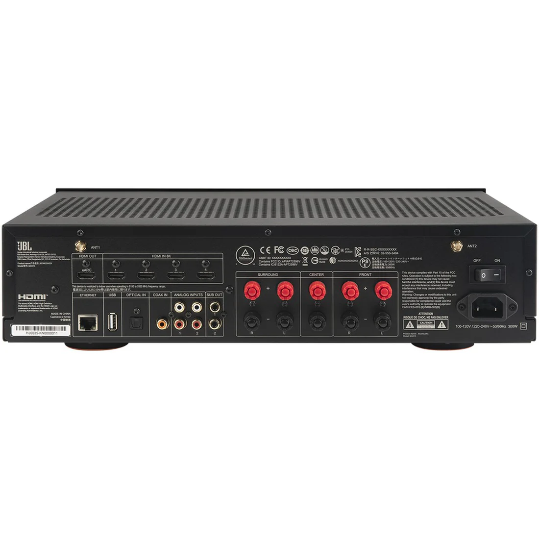JBL MA510 5.2-Ch 8K HDMI 75W AV Receiver With Bluetooth Streaming - Image 14