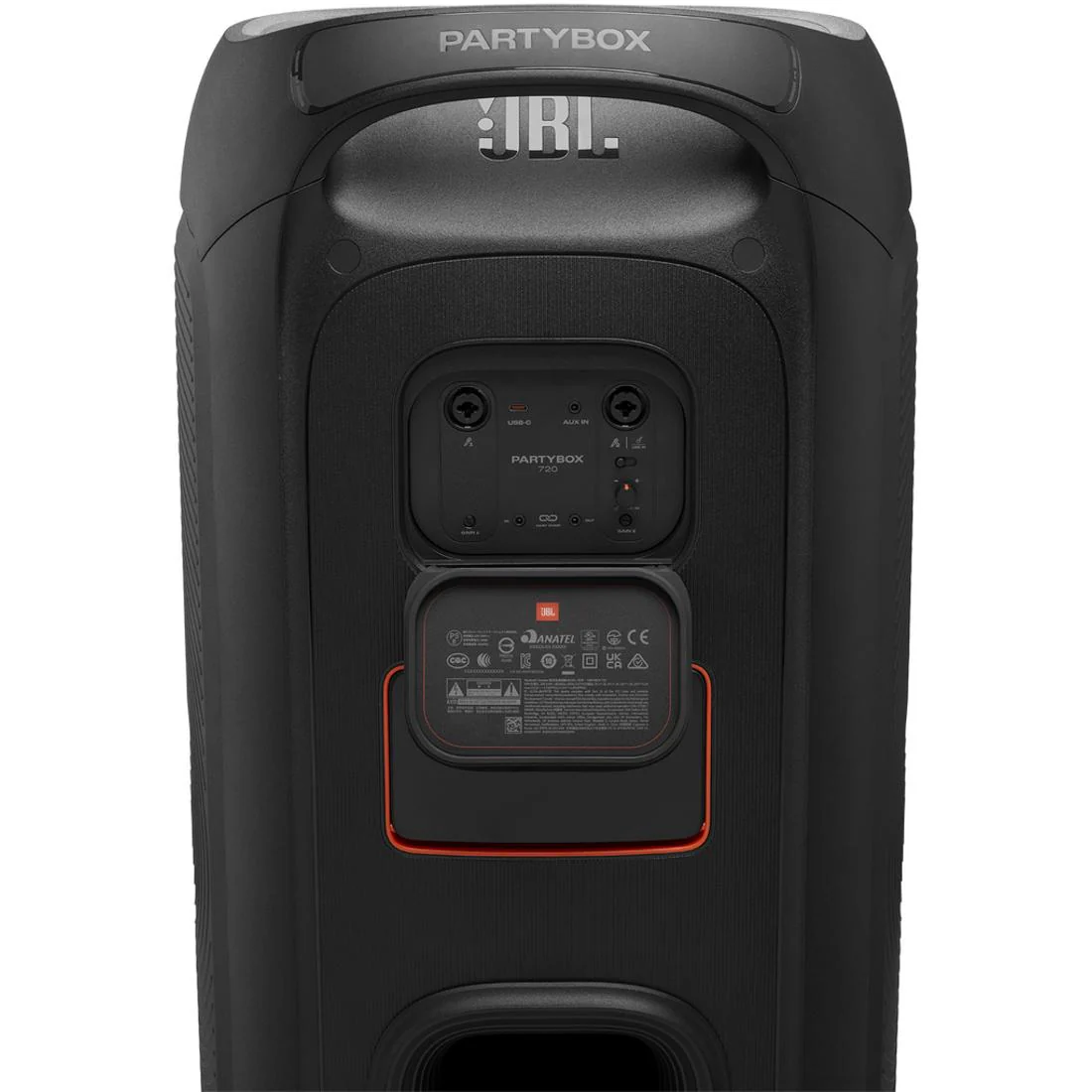 JBL PartyBox 720 800W 2 x 9" Bluetooth Party Speaker - Black - Image 4