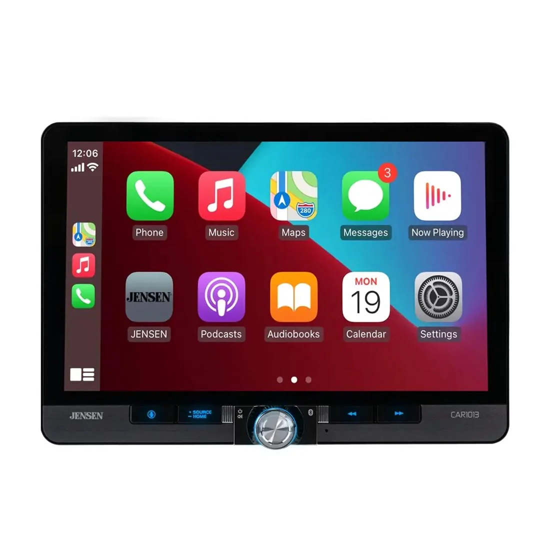 Jensen CAR1013 10.1" Floating Digital Multimedia Receiver (CAR1013)