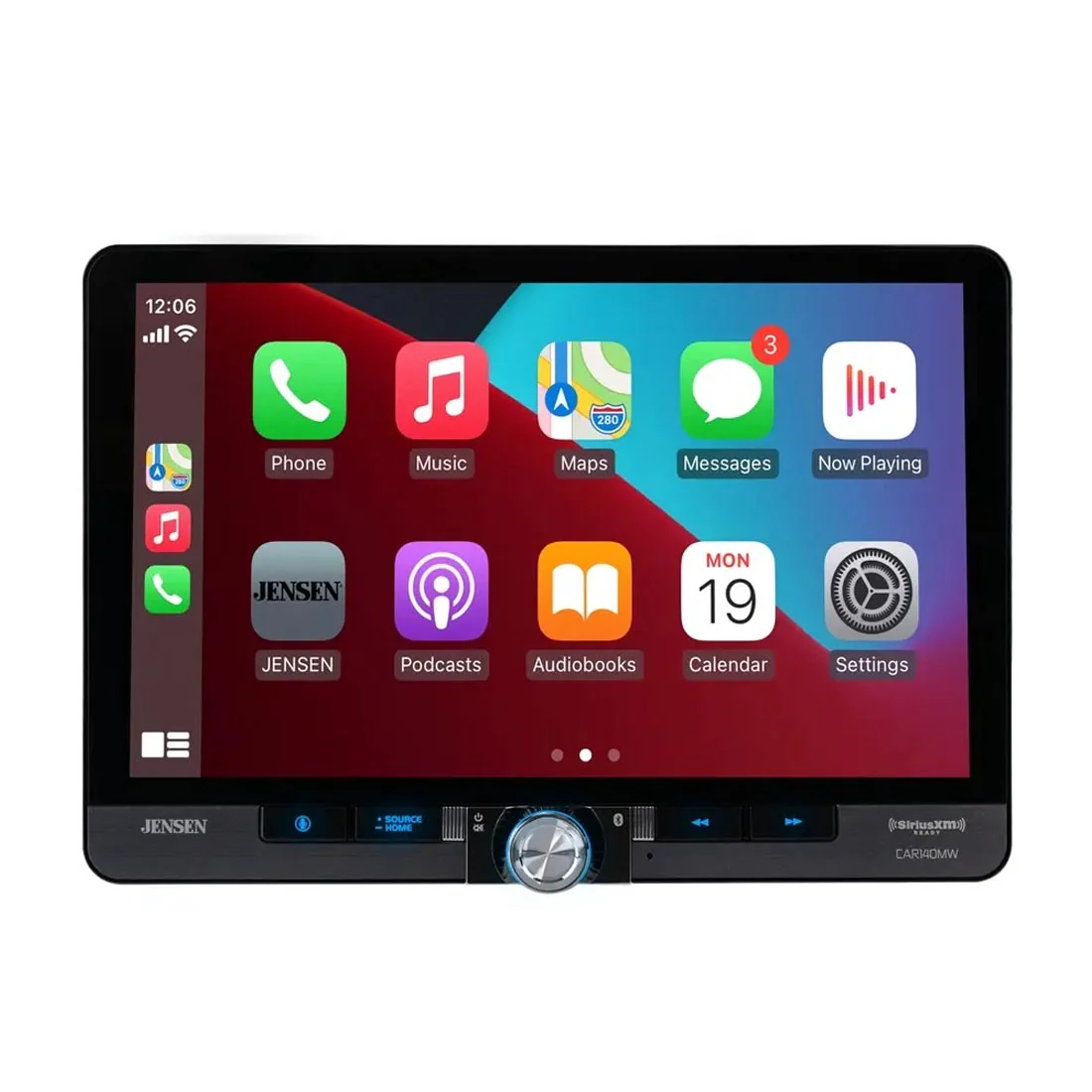 Jensen CAR140MW 10.1" Floating Digital Multimedia Receiver (CAR140MW)