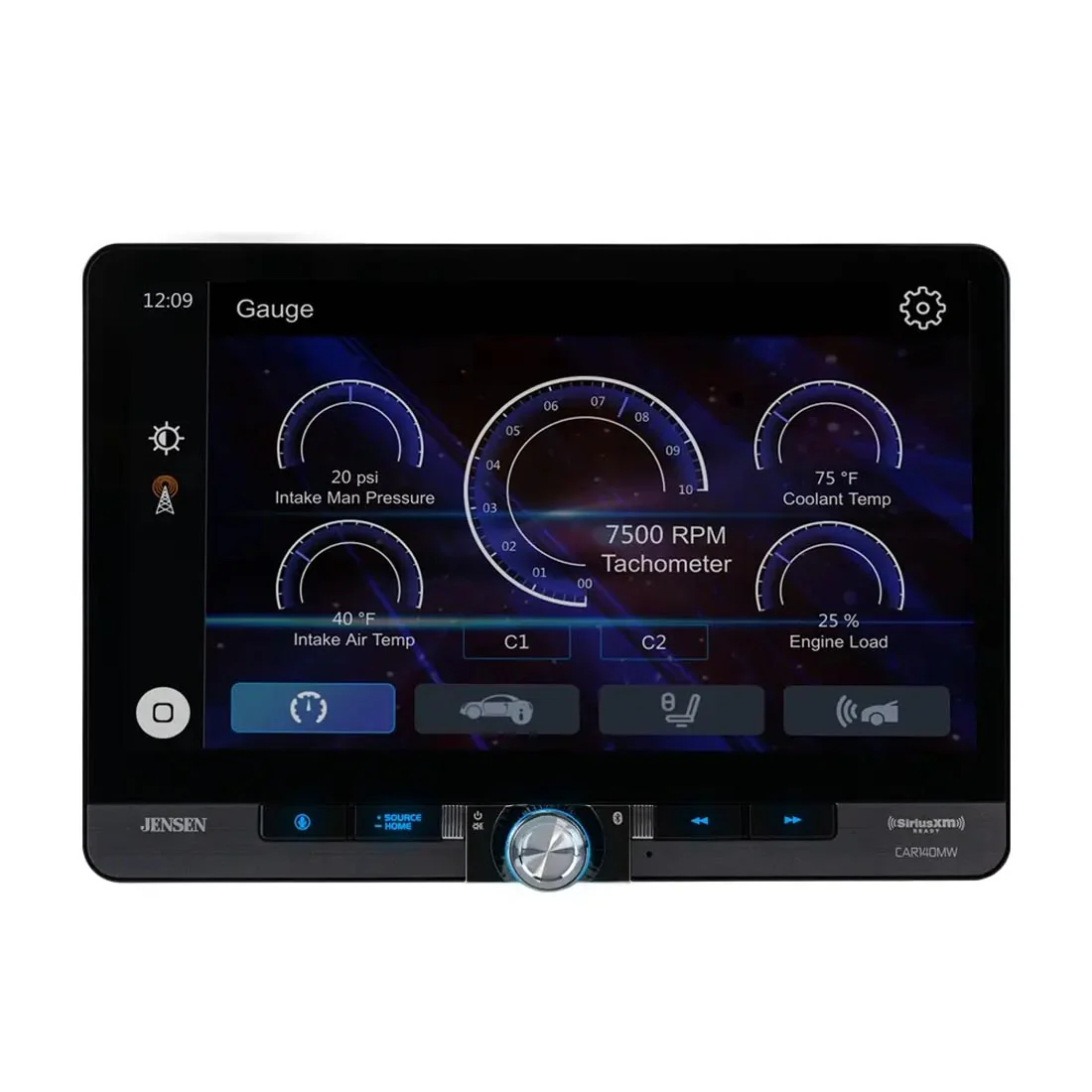 Jensen CAR140MW 10.1" Floating Digital Multimedia Receiver (CAR140MW) - Image 2