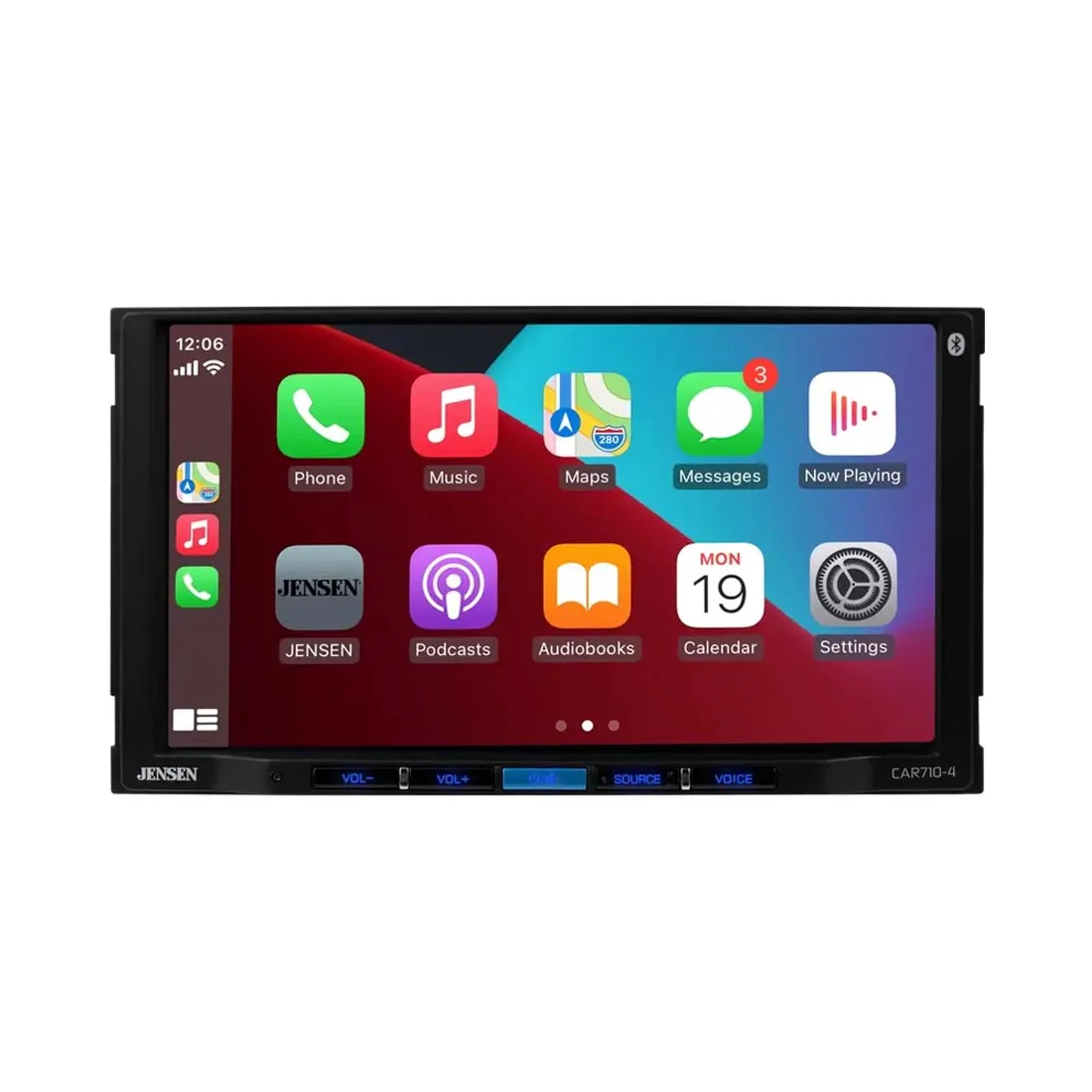 Jensen CAR710-4 7" Double DIN Digital Multimedia Receiver (CAR7104)