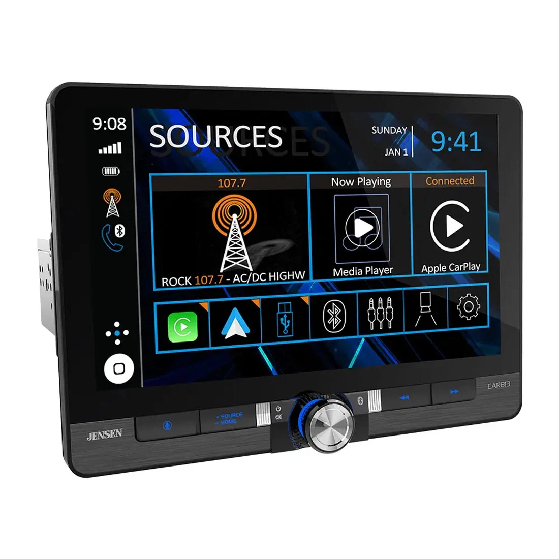 Jensen CAR813 8" Floating Digital Multimedia Receiver (CAR813) - Image 3