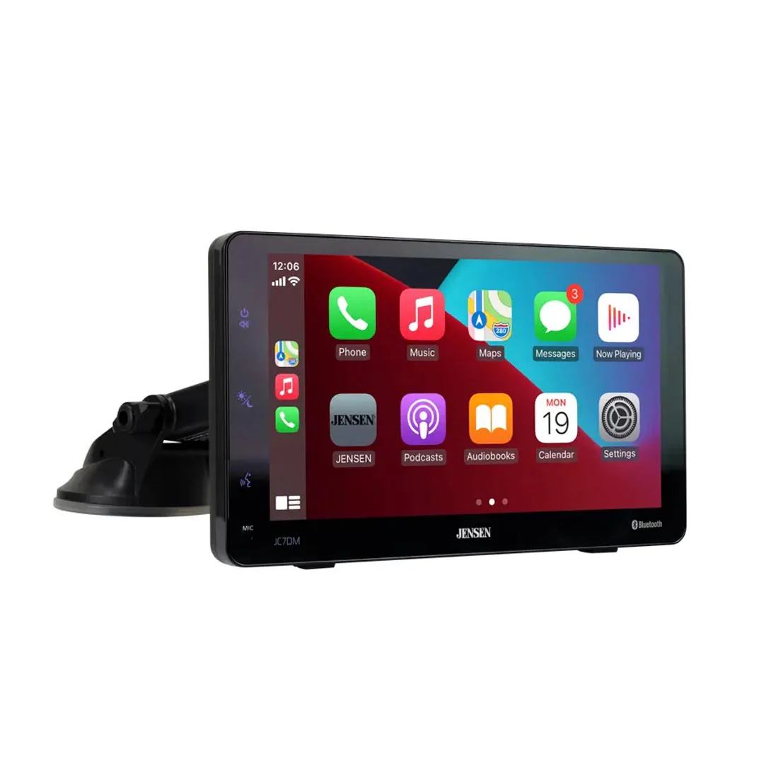 Jensen JC7DM 7" Windshield or Dashboard Mount Digital Monitor (JC7DM) - Image 2