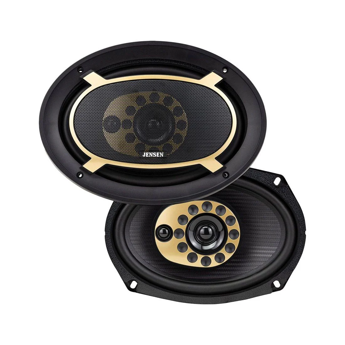 Jensen JS69T TRIAX Series 6"x9" Full-Range 3-Way Car Speakers - Pair (JS69T)