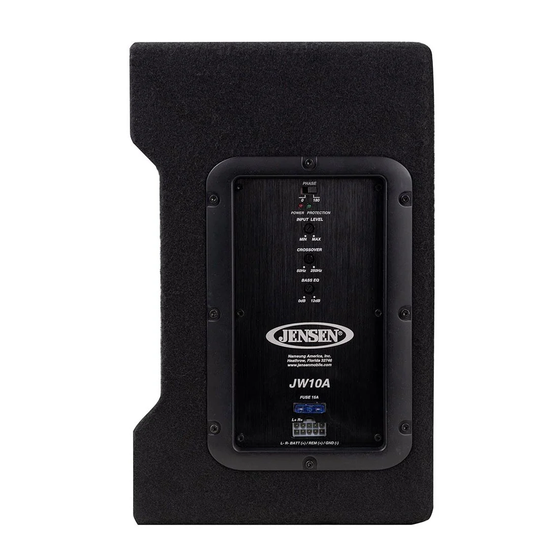 Jensen JW10A 10" Loaded Powered Subwoofer Enclosure (JW10A) - Image 5