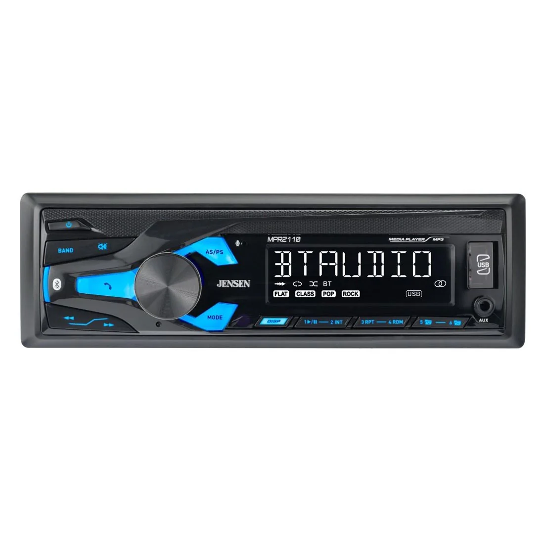 Jensen MPR2110 Single DIN Mechless Digital Media Receiver (MPR2110)