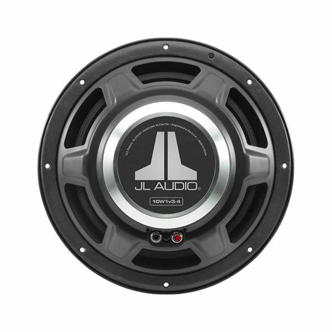 JL Audio 10W1v3-4 10" 300 Watt 4 Ohm Subwoofer - #92081 (10W1V34) - Image 4