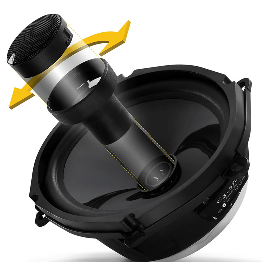 JL Audio C3-570 5×7" 2-Way Convertible Component/Coaxial Speakers - Pair - #99021 (C3570) - Image 5