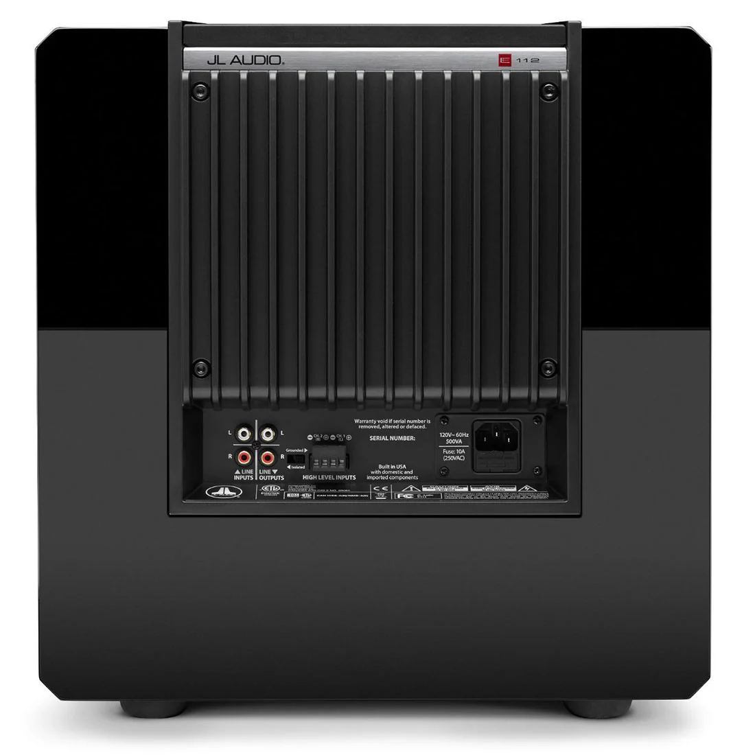 JL Audio Home Audio E112-GLOSS E-Sub 12" Powered Subwoofer - #96279 (E112GLOSS) - Image 2