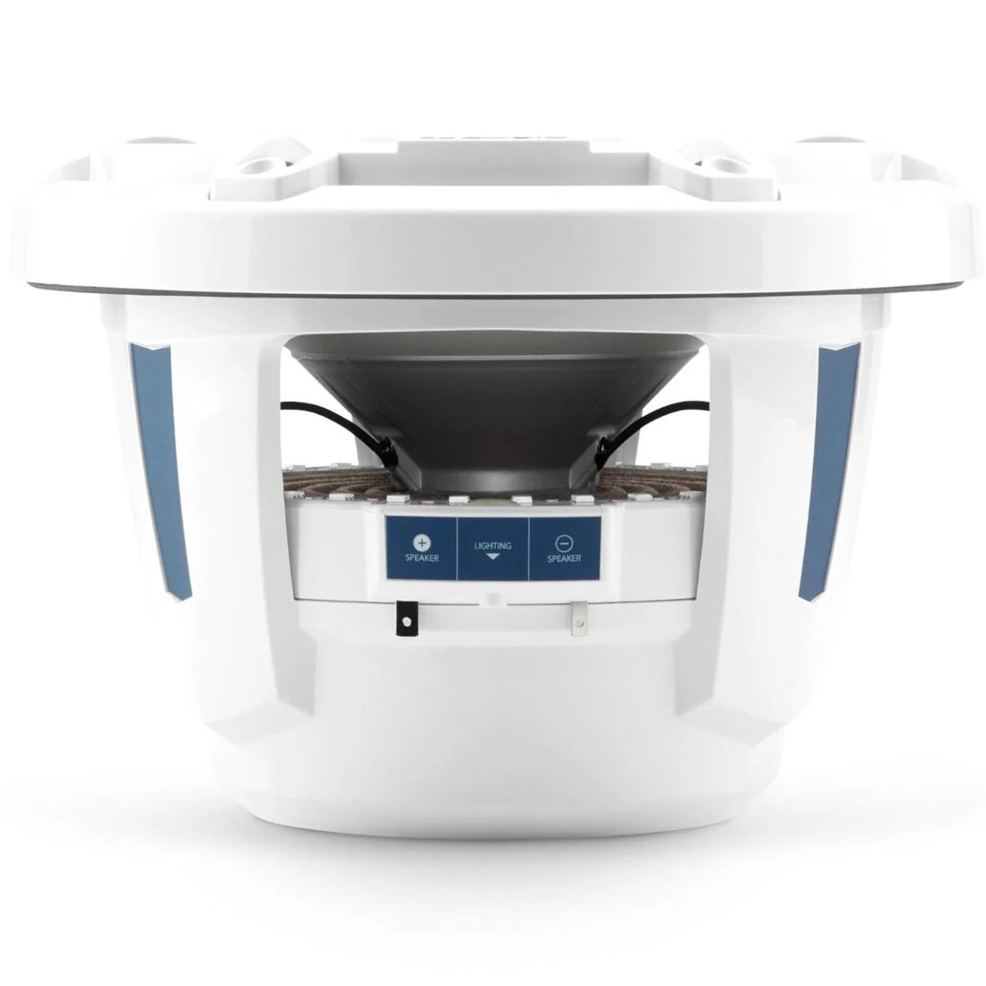 JL Audio M6-10W-S-GwGw-i-4 M6 Series 10" LED Light Marine Subwoofer - White Sport - #93645 (M610WSGwGwi4) - Image 3
