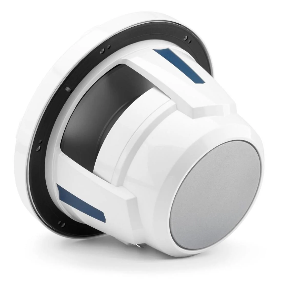 JL Audio M6-10W-S-GwGw-i-4 M6 Series 10" LED Light Marine Subwoofer - White Sport - #93645 (M610WSGwGwi4) - Image 4