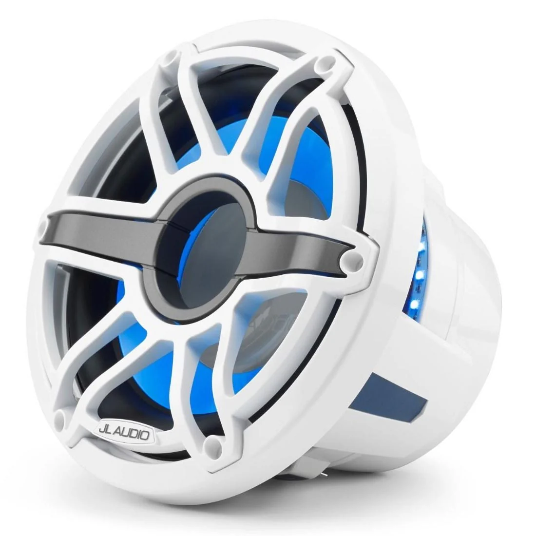 JL Audio M6-10W-S-GwGw-i-4 M6 Series 10" LED Light Marine Subwoofer - White Sport - #93645 (M610WSGwGwi4) - Image 5