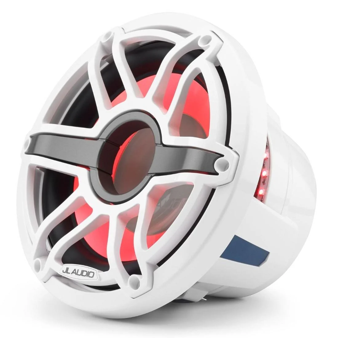 JL Audio M6-10W-S-GwGw-i-4 M6 Series 10" LED Light Marine Subwoofer - White Sport - #93645 (M610WSGwGwi4) - Image 6