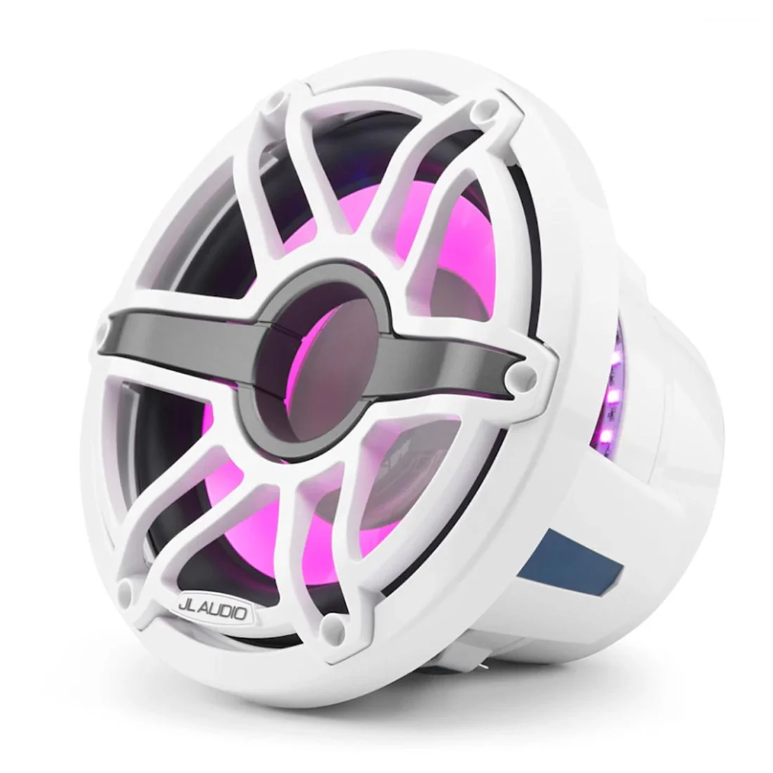 JL Audio M6-10W-S-GwGw-i-4 M6 Series 10" LED Light Marine Subwoofer - White Sport - #93645 (M610WSGwGwi4) - Image 8