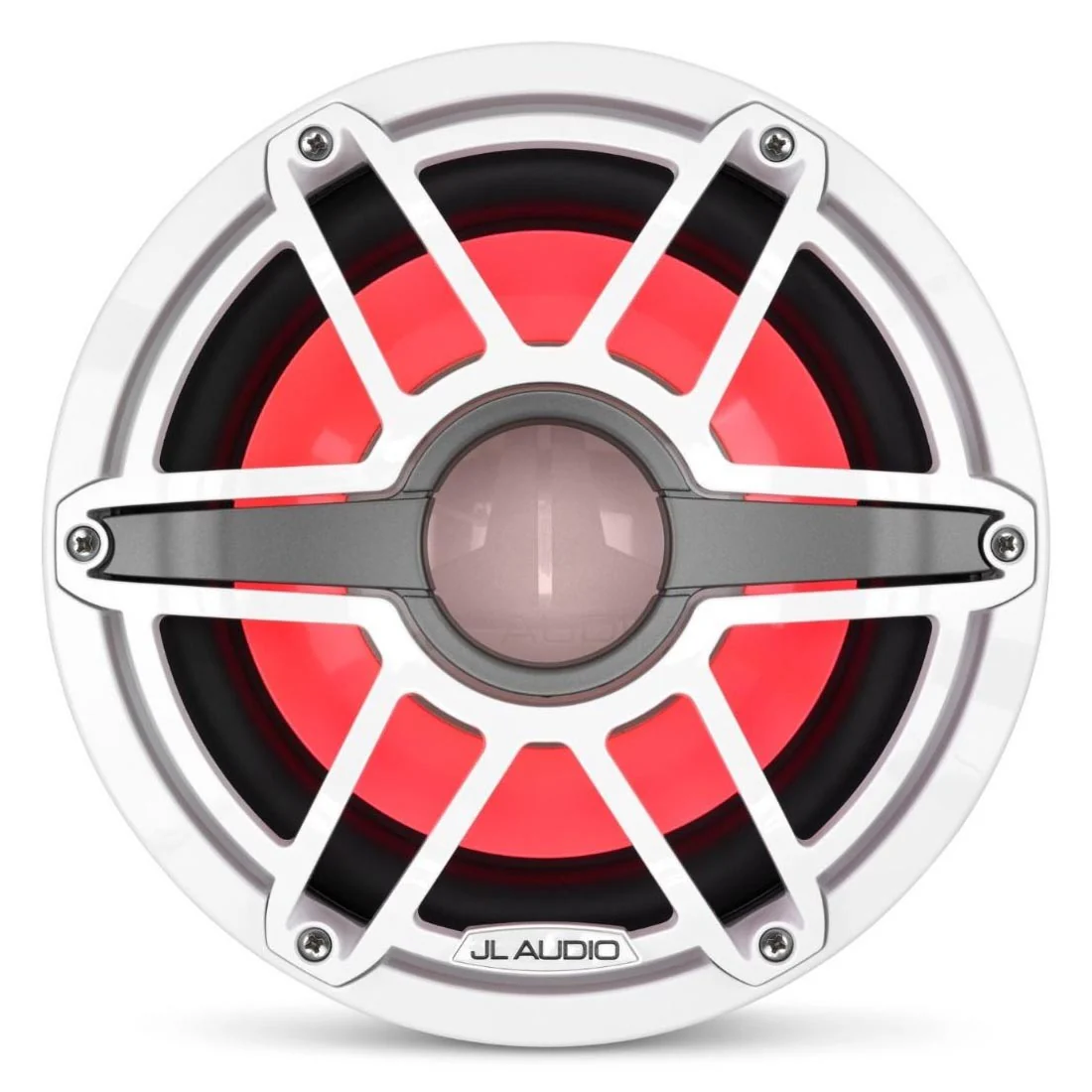 JL Audio M6-10W-S-GwGw-i-4 M6 Series 10" LED Light Marine Subwoofer - White Sport - #93645 (M610WSGwGwi4) - Image 9