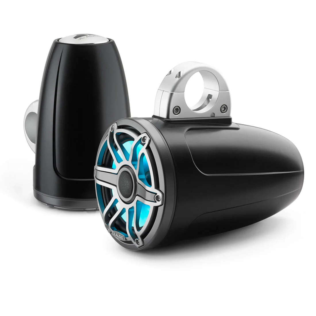 JL Audio M6-770ETXv3-Sb-S-GmTi-i 7.7" 100 Watt 4 Ohm Marine Enclosed Coaxial Speakers - Pair - #93653 (M6770ETXv3SbSGmTii)