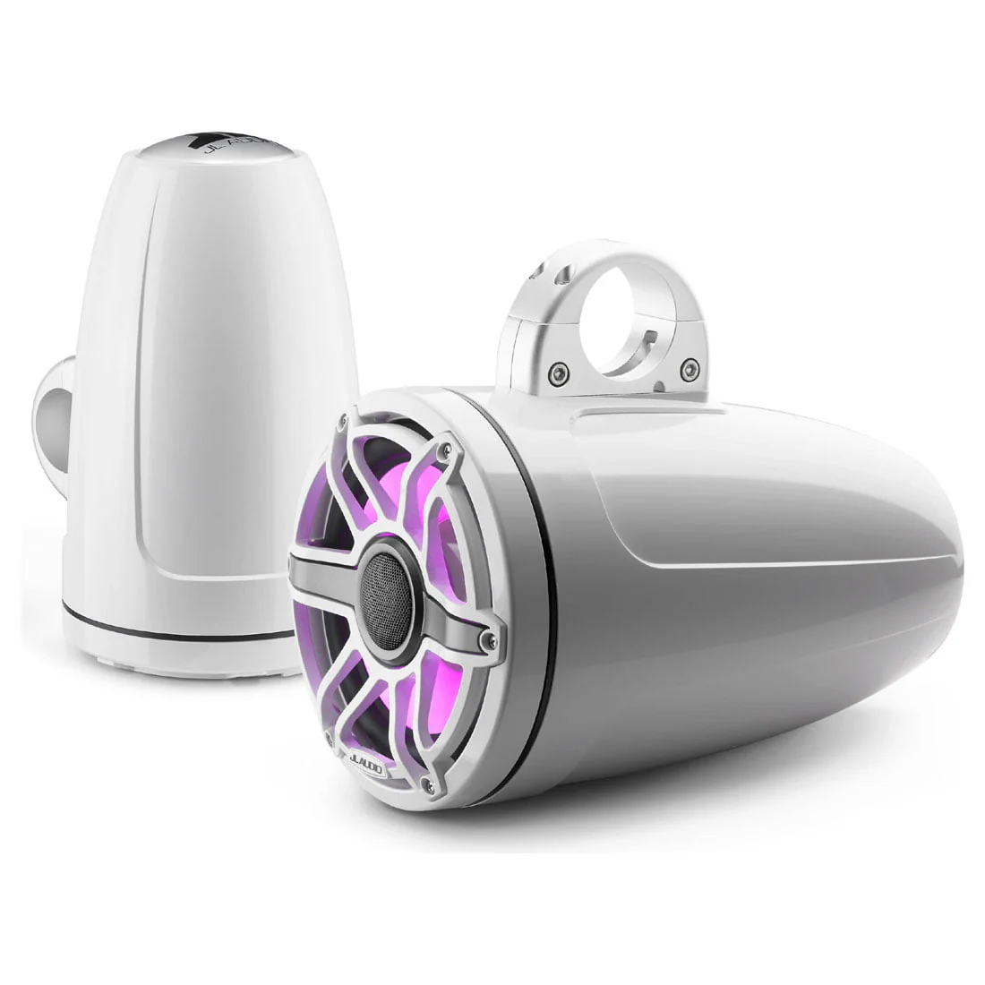 JL Audio M6-880ETXv3-Gw-S-GwGw-i 8.8" 125 Watt 4 Ohm Marine Enclosed Coaxial Speakers - Pair - #93665 (M6880ETXv3GwSGwGwi)