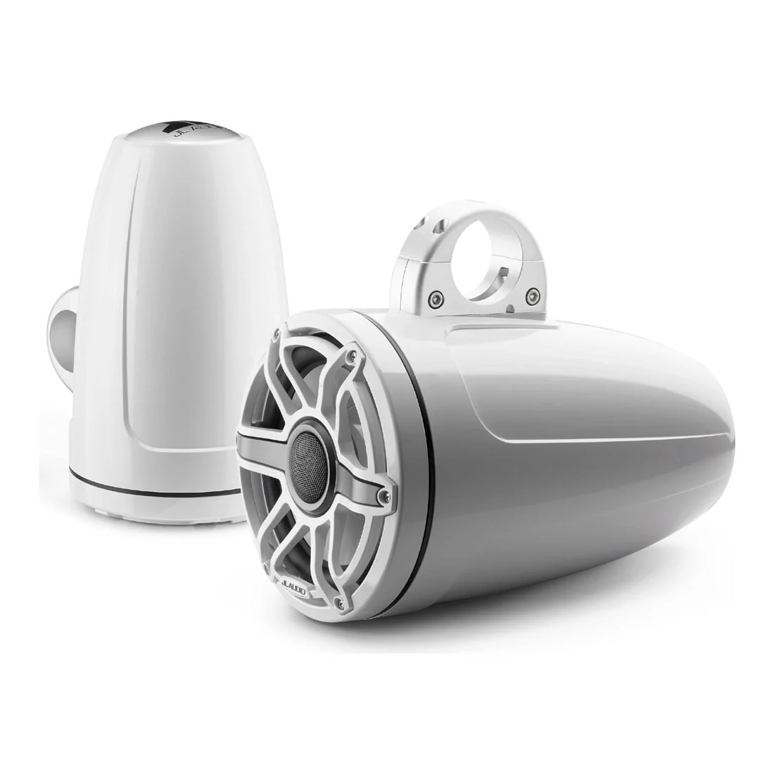 JL Audio M6-880ETXv3-Gw-S-GwGw-i 8.8" 125 Watt 4 Ohm Marine Enclosed Coaxial Speakers - Pair - #93665 (M6880ETXv3GwSGwGwi) - Image 3