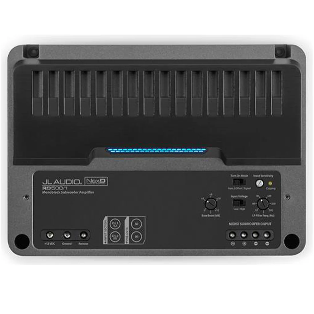 JL Audio RD500/1 Mono Amplifier - #98618 | 12TW3-D4 12" Subwoofer - #92185 - Bundle - Image 3