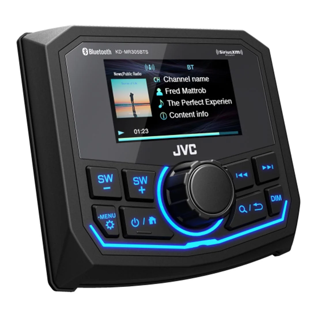 JVC KD-MR305BTS Marine Digital Media Receiver (does not play CDs) - Image 8