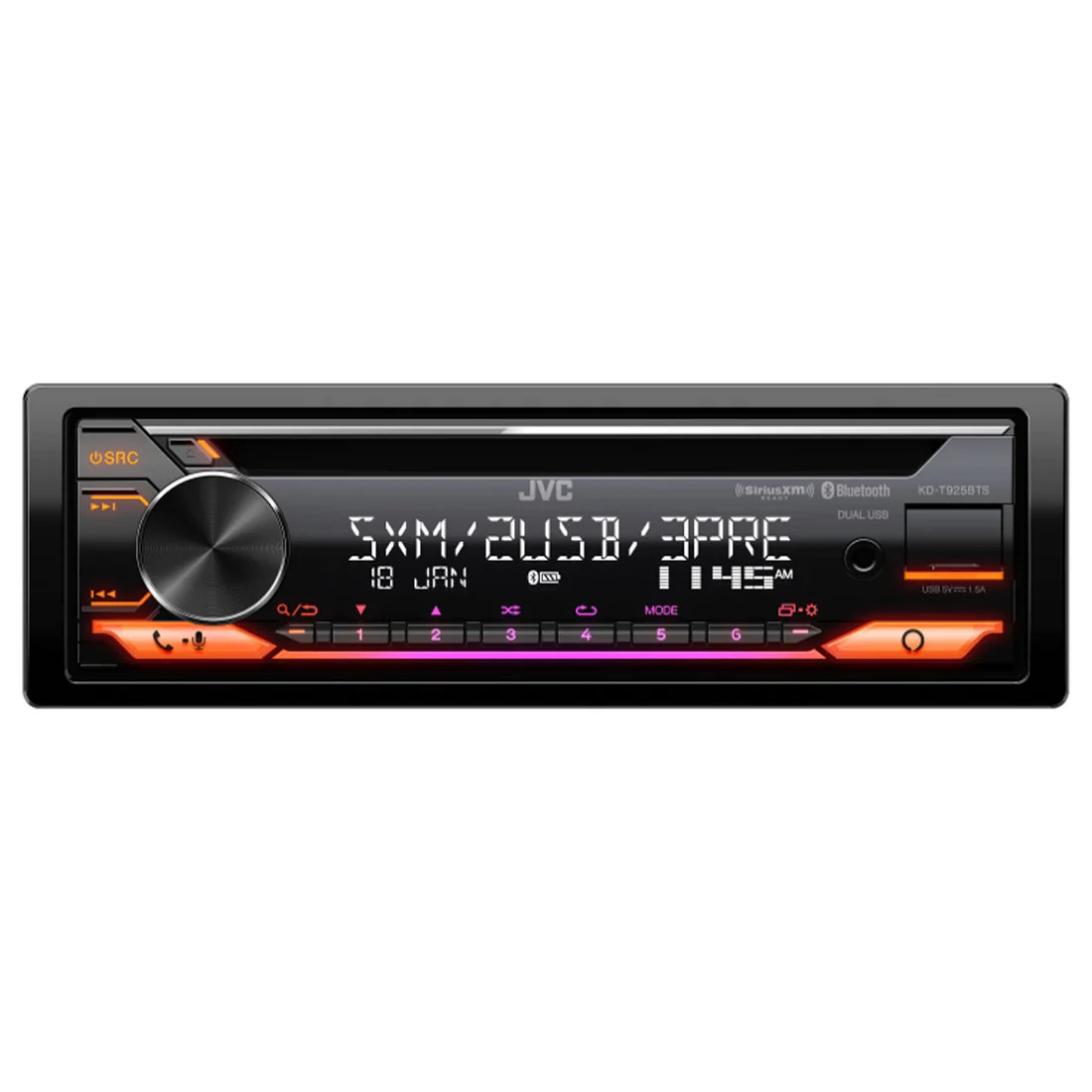 JVC KD-T925BTS CD Receiver (KDT925BTS) - Image 3