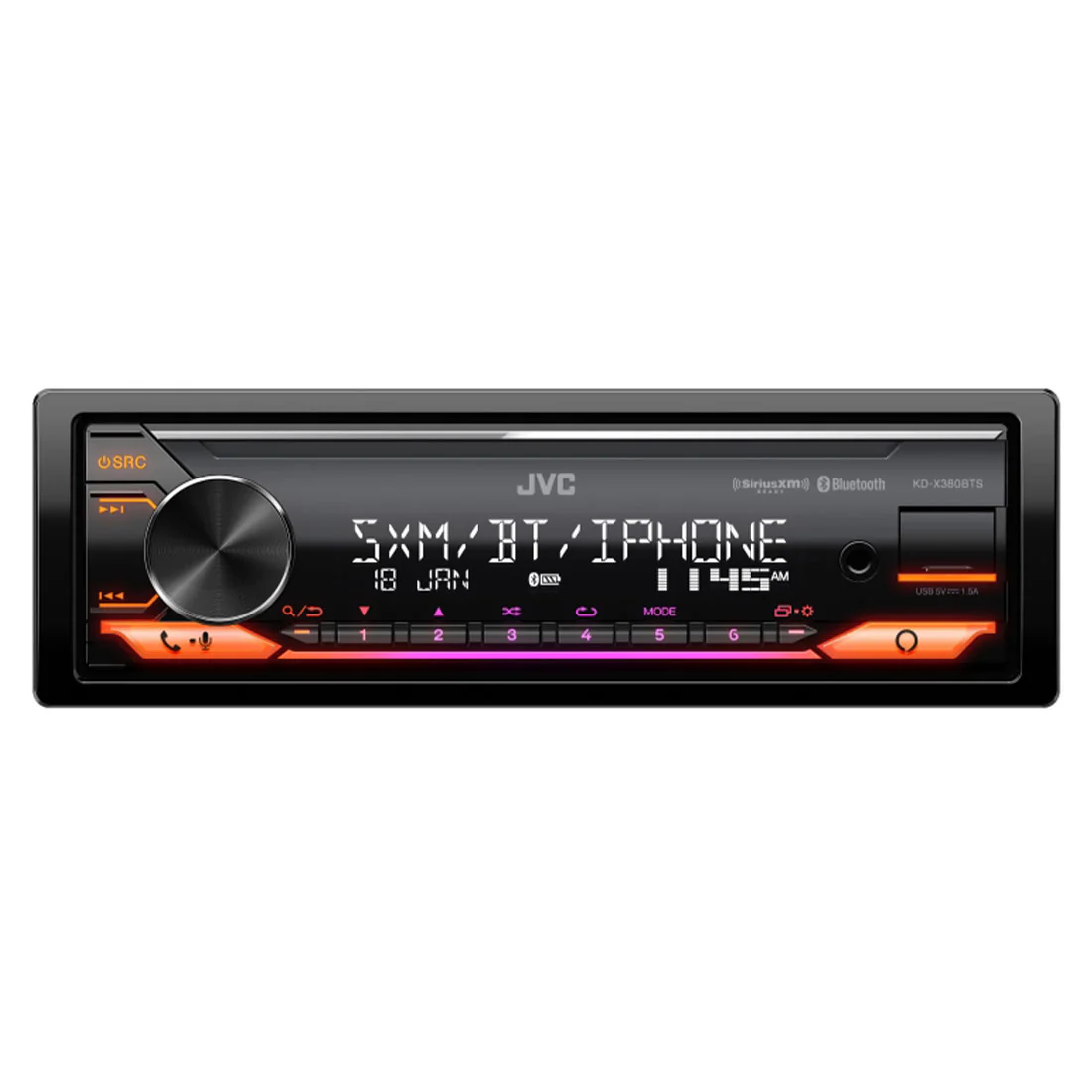 JVC KD-X380BTS Digital Media Receiver (KDX380BTS) - Image 3