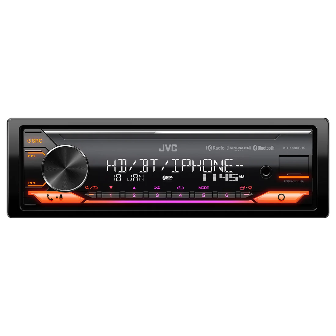 JVC KD-X480BHS Digital Media Receiver (KDX480BHS) - Image 3