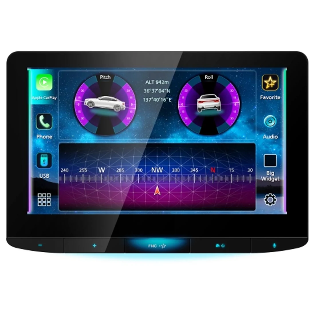 JVC KW-Z1000AW 10.1" HD Direct Replacement Floating Digital Multimedia Receiver - 2025 - Image 3