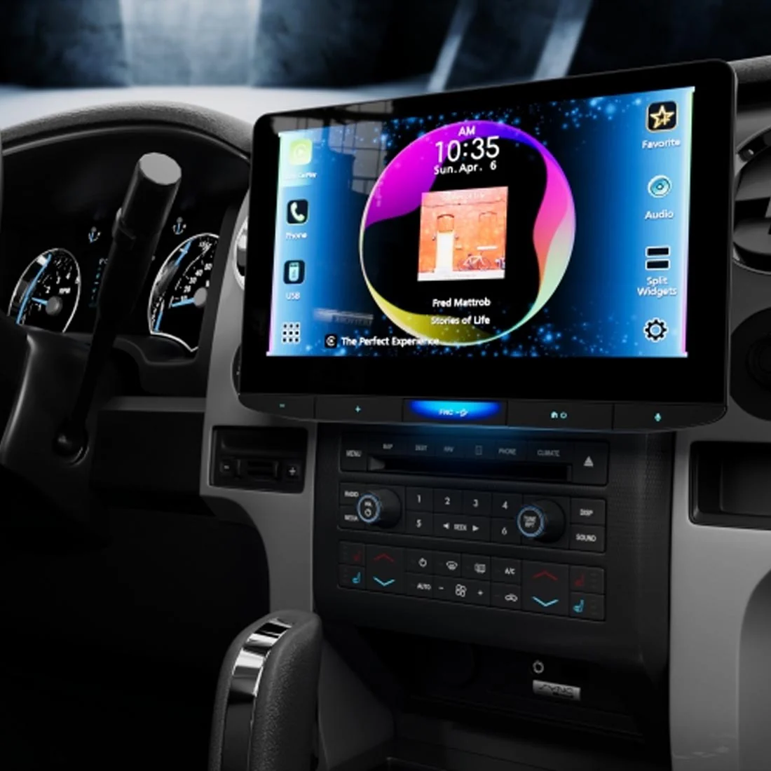 JVC KW-Z1000AW 10.1" HD Direct Replacement Floating Digital Multimedia Receiver - 2025 - Image 5