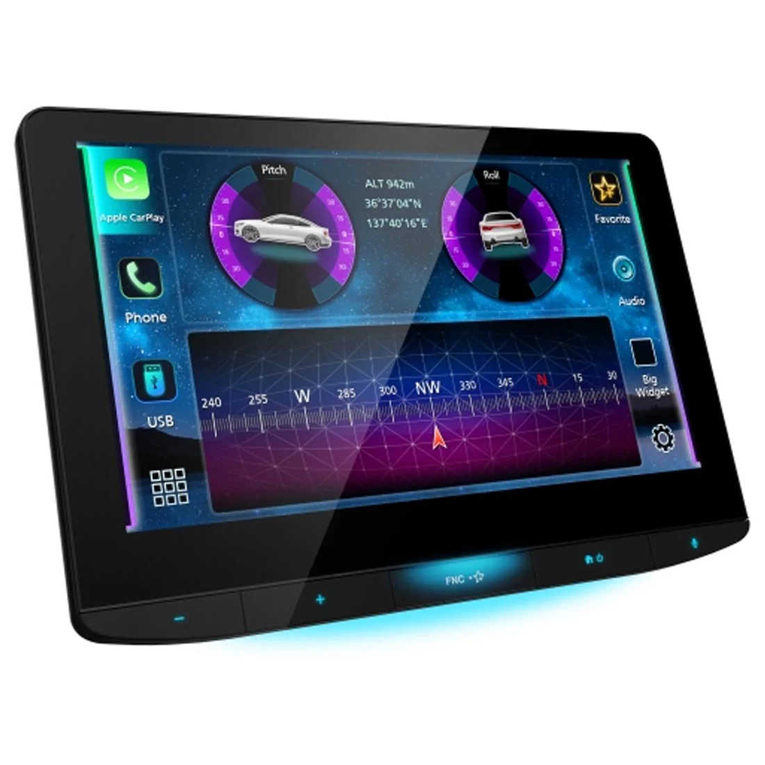JVC KW-Z1000AW 10.1" HD Direct Replacement Floating Digital Multimedia Receiver - 2025 - Image 9