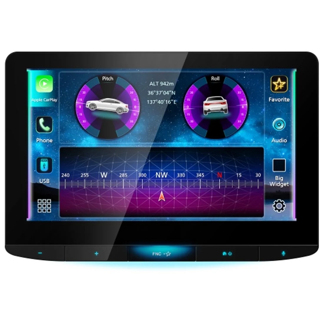 JVC KW-Z1001W 10.1" HD Floating Digital Media Receiver (does not play discs) (KWZ1001W) - Image 9