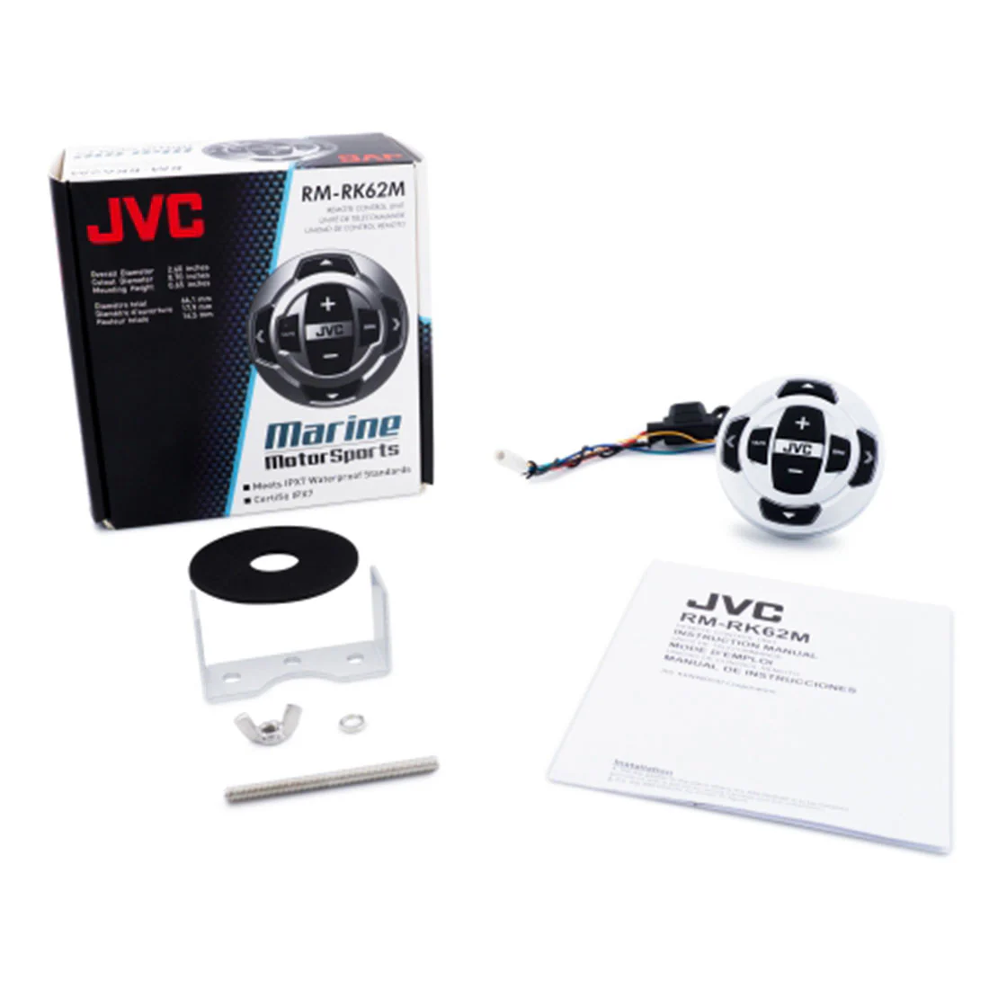 JVC RM-RK62M Wired Marine Remote Control (RMRK62M) - Image 2